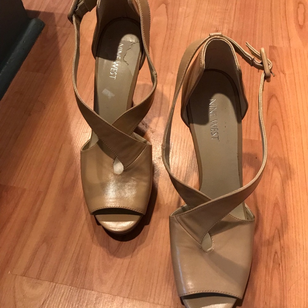 Nine West heels - worn once.